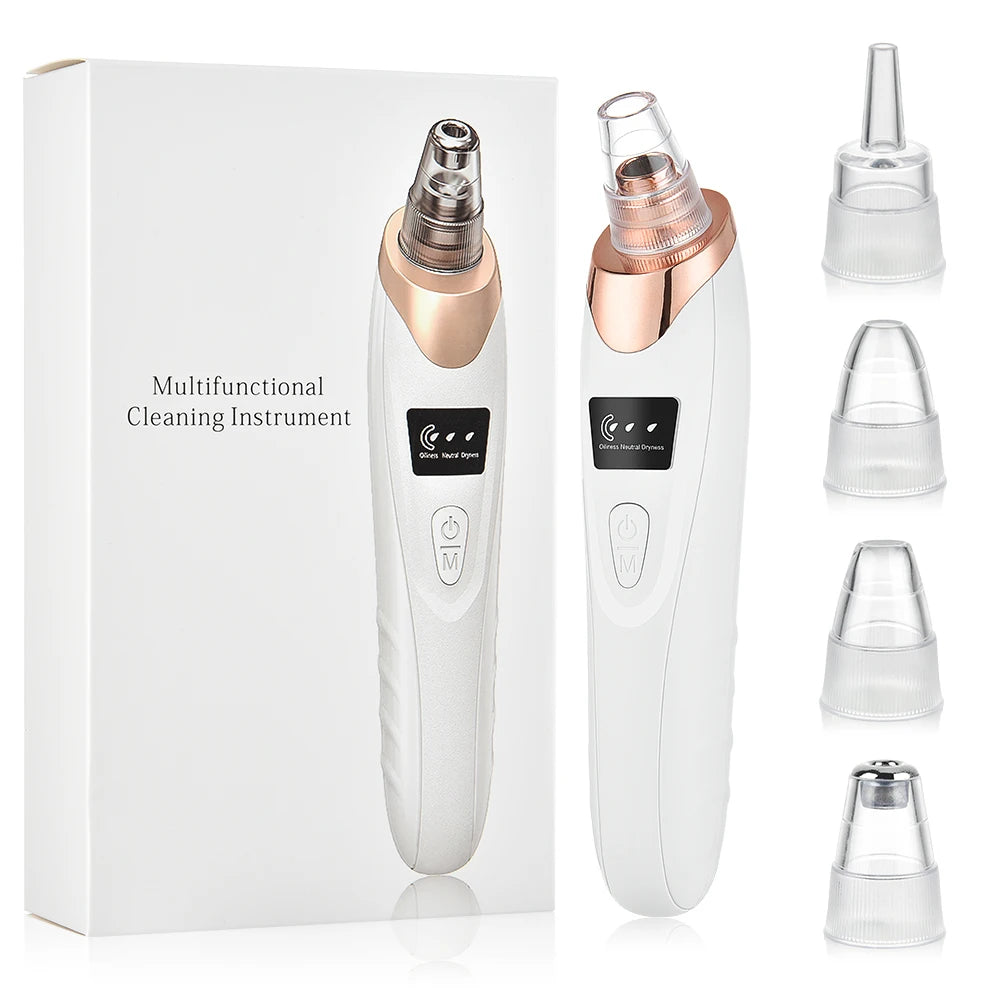 Smart Pore Vacuum – Blackhead Remover with 5 Heads & 3 Suction Modes