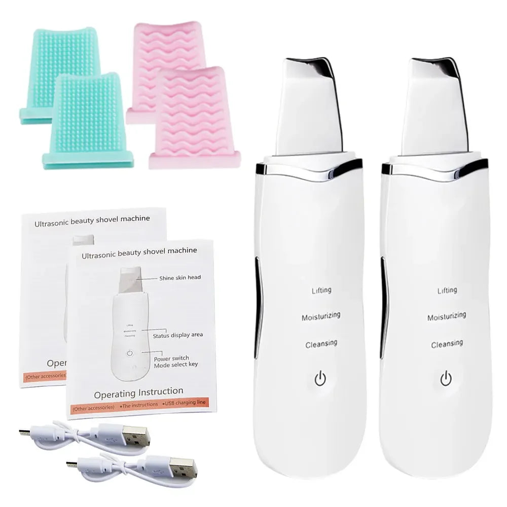 Ultrasonic Deep Pore Skin Scrubber – Reveal Your Cleanest, Glowiest Skin Ever!