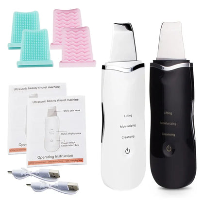 Ultrasonic Deep Pore Skin Scrubber – Reveal Your Cleanest, Glowiest Skin Ever!